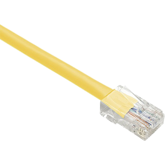 Unirise Cat.6 Patch UTP Network Cable - 1 ft Category 6 Network Cable for Network Device - First End: 1 x RJ-45 Network - Male - Second End: 1 x RJ-45 Network - Male - Patch Cable - Yellow