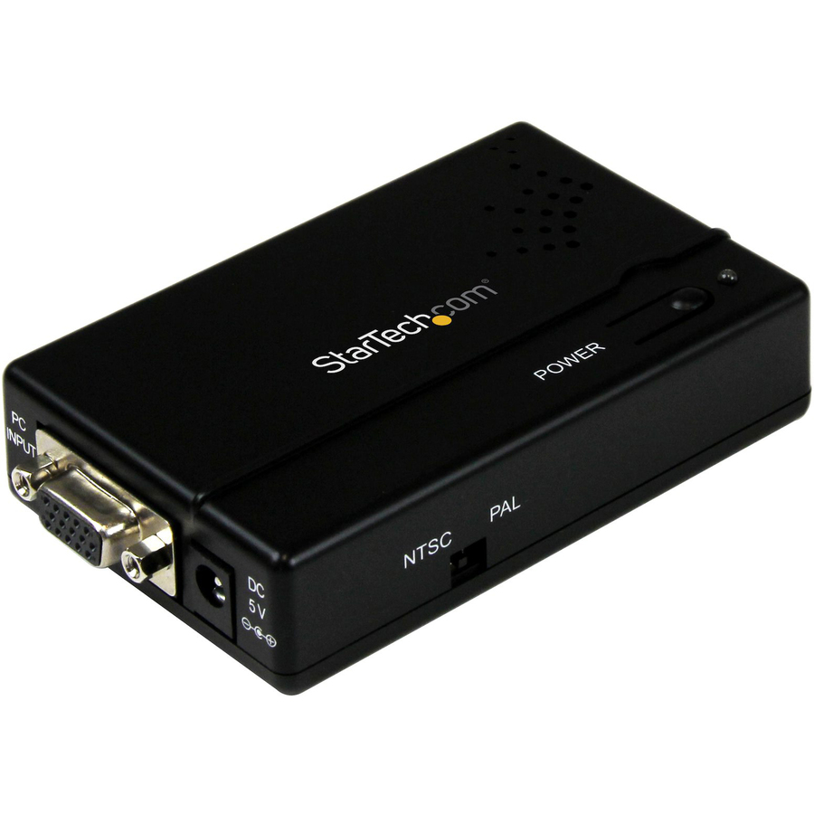 StarTech High Resolution VGA to Composite (RCA) or S-Video Converter, PC to TV, TAA