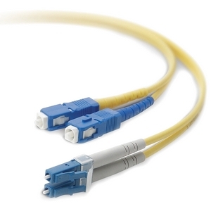 Belkin Duplex Fiber Optic Cable - LC Male - SC Male - 6.56ft