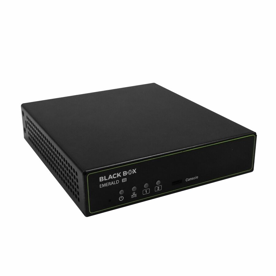 Emerald® KVM-over-IP Transmitter - Dual-Monitor, DisplayPort, USB 2.0, Audio, RJ45 - 328 ft Range - 1920 x 1200 Maximum Video Resolution - 1 x Network (RJ-45) - 2 x USB - DisplayPort - 120 V AC, 230 V AC Input Voltage - For Windows, Linux, Mac - TAA Compliant