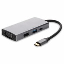 AddOn Docking Station USB C 3.1 Male to 1X USB C 3.1 1X HDMI (4K) 1x USB A 3.0 1X VGA Female