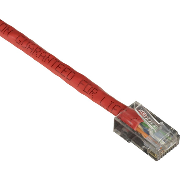 Black Box GigaTrue Cat. 6 Channel UTP Patch Cable - RJ-45 Male - RJ-45 Male - 5ft - Red