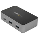 StarTech 4-Port USB C Hub, USB 3.2 Gen 2 (10 Gbps), 3x USB-A & 1x USB-C, Powered, Universal Adapter Included, TAA