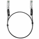 Omada 1 Meter 10G SFP+ Direct Attach Cable - 3.28 ft Twinaxial Network Cable for Network Device, Rack, Switch, NAS, Router, Server, Network Firewall, Network Adapter, Media Converter - First End: 1 x Sfp+ network - Second End: 1 x Sfp+ network - 10 Gbit/s