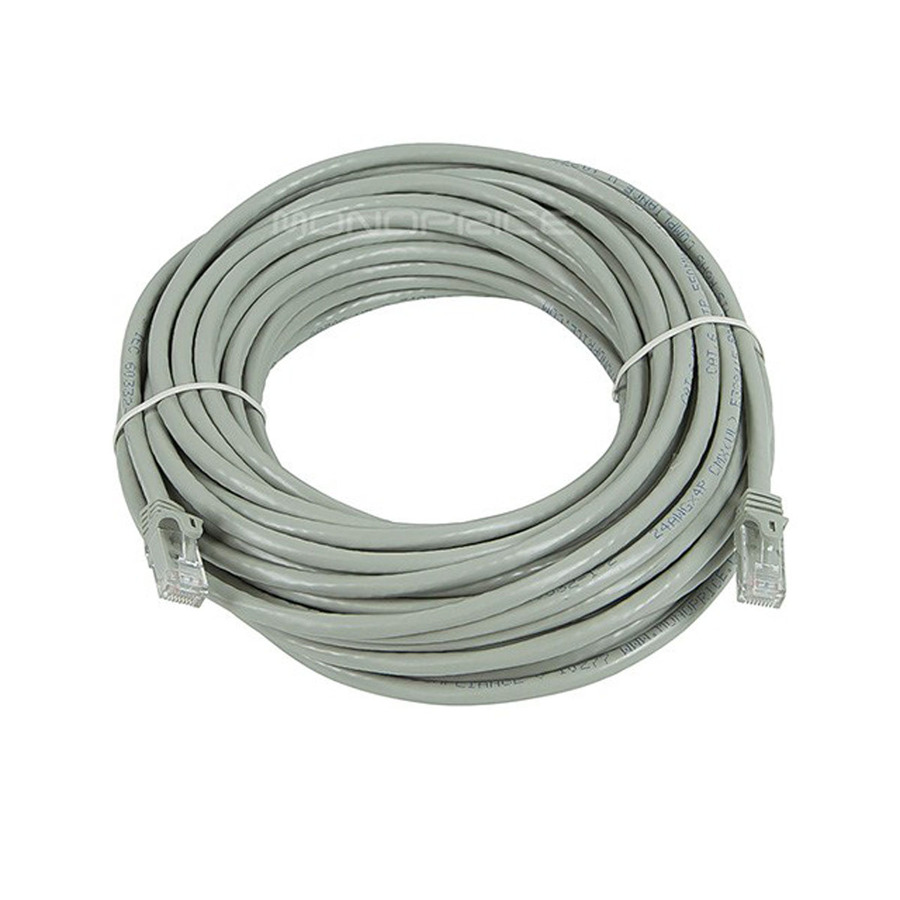 Monoprice FLEXboot Series Cat6 24AWG UTP Ethernet Network Patch Cable, 50ft Gray