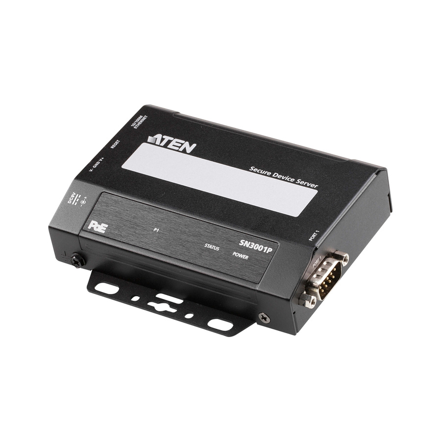 ATEN SN3001P 1-Port RS-232 Secure Device Server with PoE