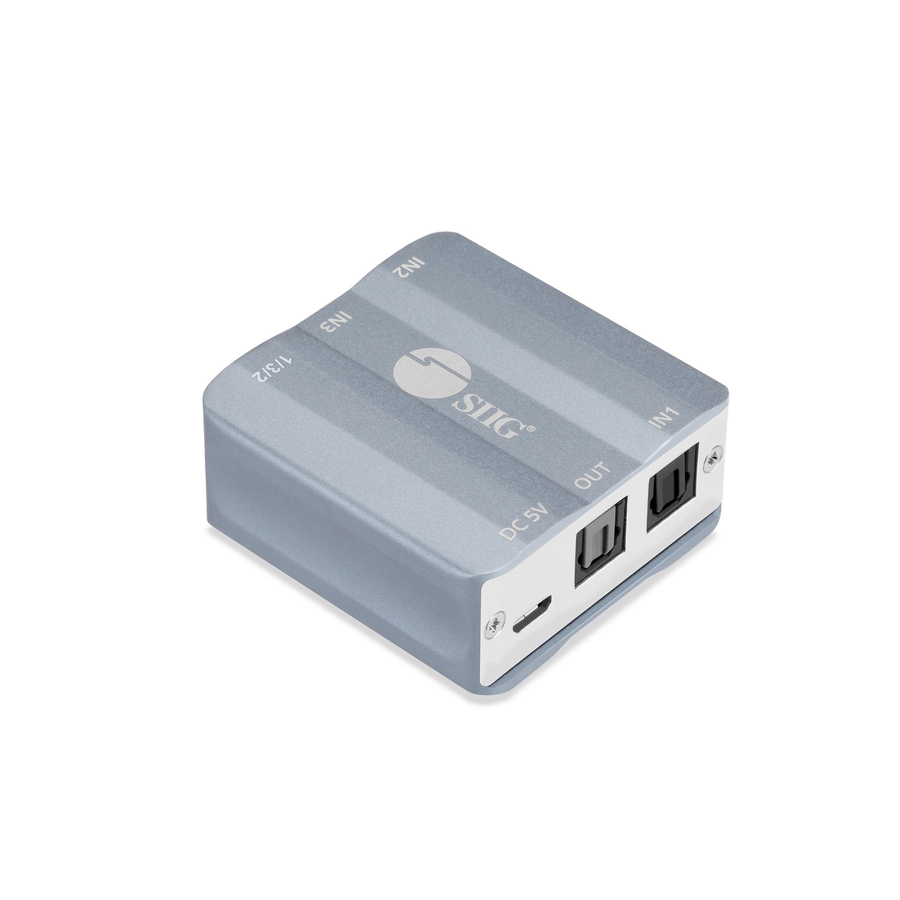 SIIG 3x1 S/PDIF Toslink Switch CE-AU0111-S1