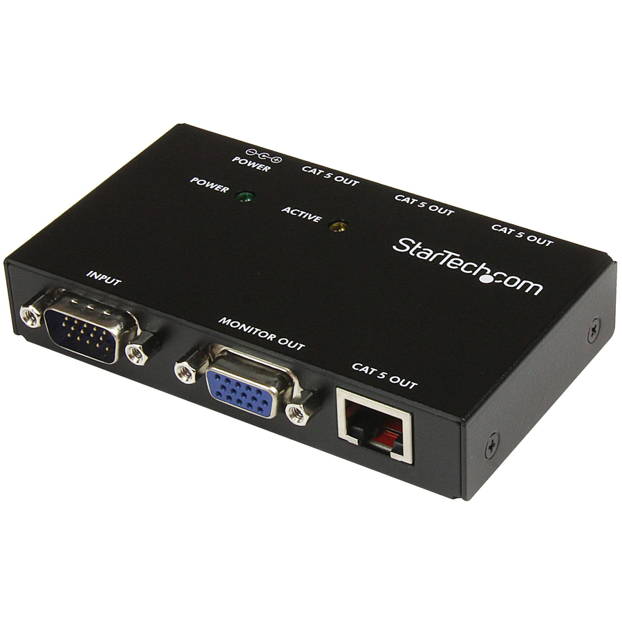StarTech 4 Port VGA Over CAT5 Video Extender, 450ft (150m), TAA