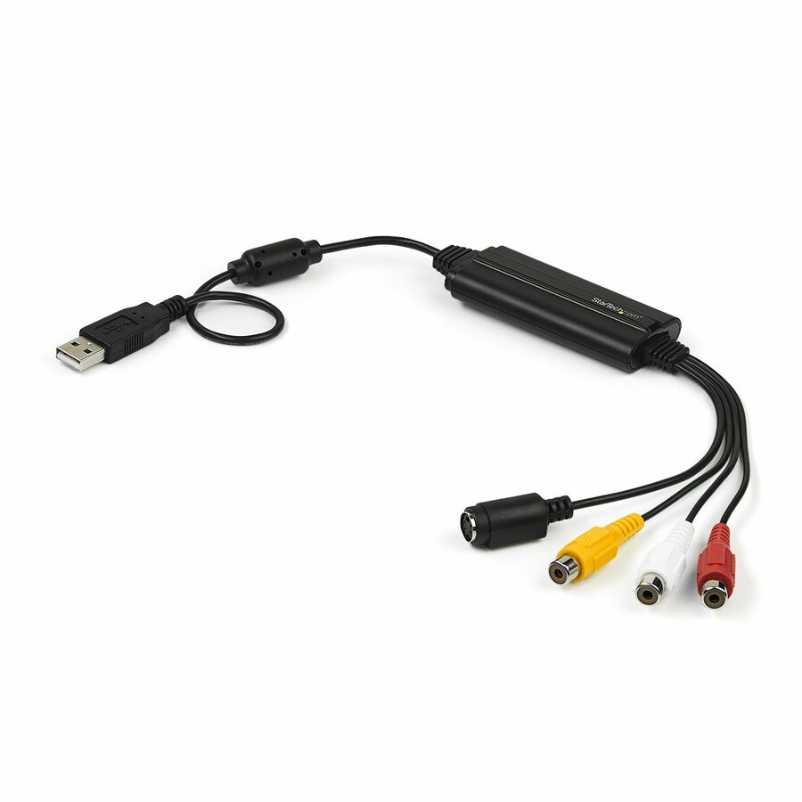 StarTech USB Video Capture Adapter Cable - S-Video/Composite to USB 2.0 - TWAIN Support - Analog to Digital Converter - Windows Only
