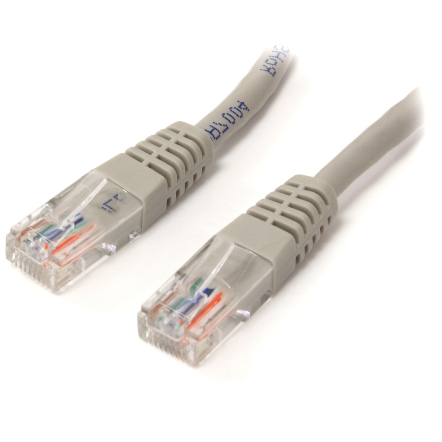 StarTech 10ft Gray Molded Cat5e UTP Patch Cable
