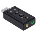 USB-A Sound Adapter, USB-A to 3.5mm Mic-in and Audio-Out ports, 480 Mbps (USB 2.0), 7.1-Channel Virtual 3D Surround Sound, Internal Amplifier and Volume Controls, Hi-Speed USB, Three Year Warranty, Equivalent to ICUSBAUDIO7.