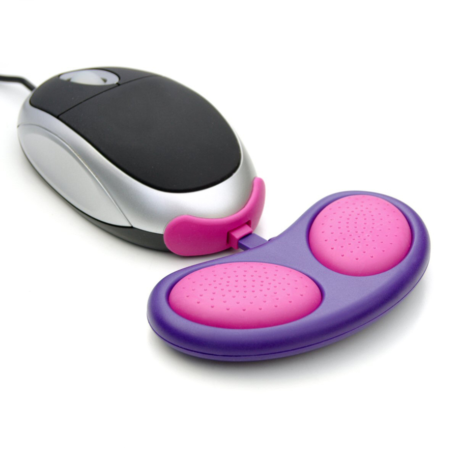 Mousebean Ergonomic Hand Rest, Violet/Cerise