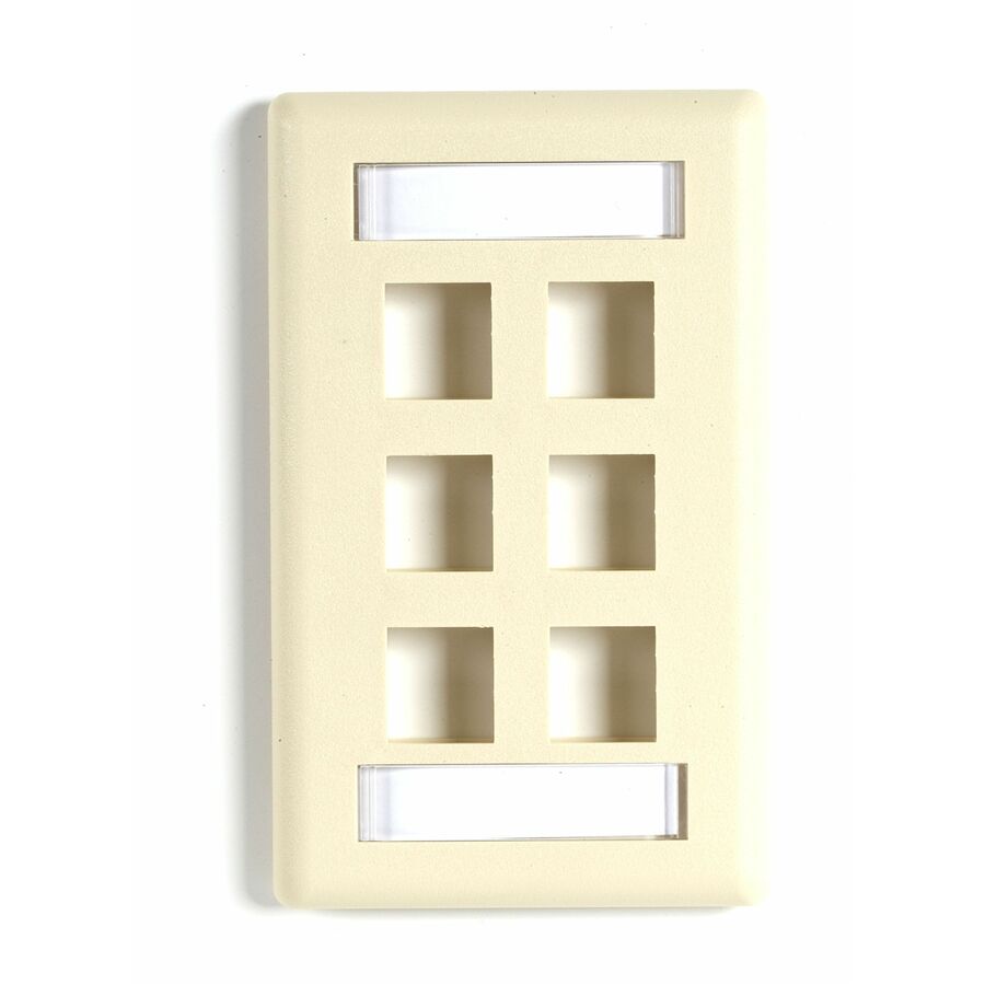 Black Box GigaStation2 6 Socket Network Faceplate