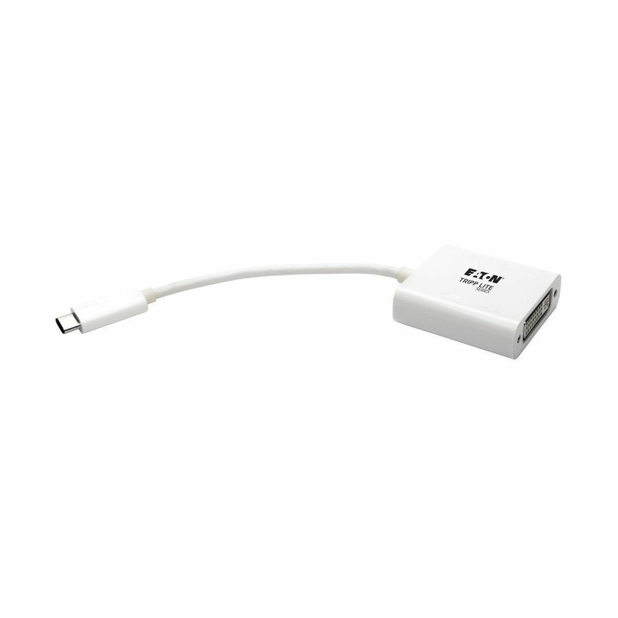[04USBcDVIAdapt] Eaton Tripp Lite Series USB-C to DVI Adapter with Alternate Mode - DP 1.2, White