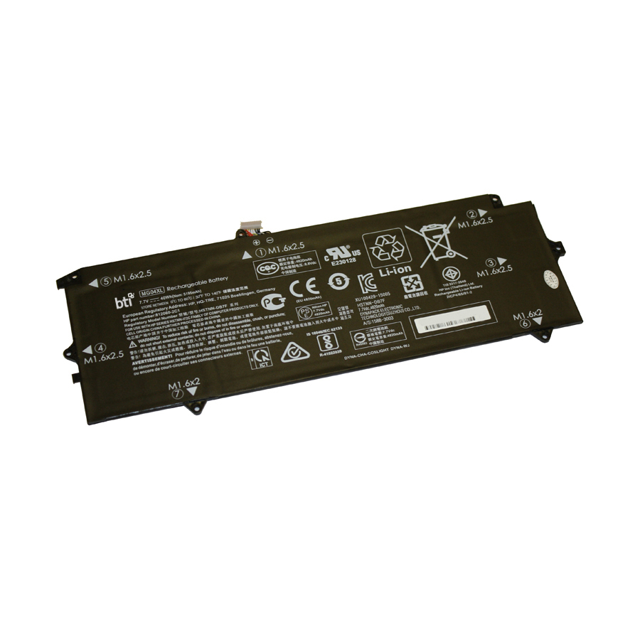 BTI MG04XL-BTI 7.7V 40WHR LI-ION BATTERY 812060-2C1, 812205-001, MG04040XL-PL, MG04XL ELITE X2 1012, ELITE X2 1012 G1 TABLET
