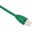 Unirise Cat.6 Patch Cable - 12 ft Category 6 Network Cable for Network Device - First End: 1 x RJ-45 Network - Male - Second End: 1 x RJ-45 Network - Male - Patch Cable - Green