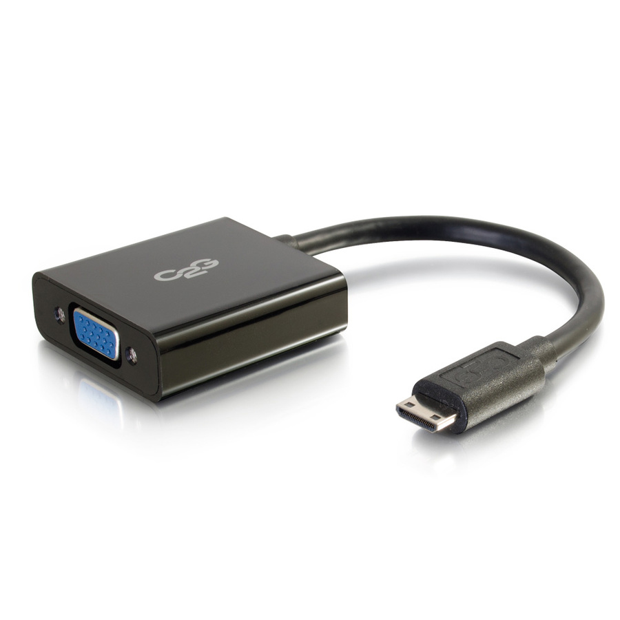 C2G Mini HDMI to VGA Adapter - Mini HDMI to VGA Converter - Male to Female