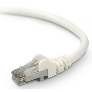 Belkin Cat. 6 UTP Patch Cable - RJ-45 Male - RJ-45 Male - 1ft - White