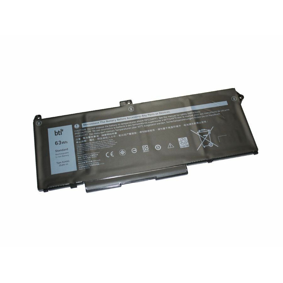 BTI RJ40G-BTI 15.2V 63WHR LI-ION BATTERY 75X16, M033W, RJ40G