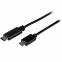 StarTech.com 0.5m USB C to Micro USB Cable - M/M - USB 2.0 - USB-C to Micro USB Charge Cable - USB 2.0 Type C to Micro B Cable - Charge and sync your USB 2.0 Micro-B devices from a USB-C host, with reduced clutter - 0.5m USB C to Micro USB Charge Cable M/M - 50cm USB 2.0 Type C to Micro B Cable - USB-C to Mico-B - 20" USB C Charging Cable - USB Type C Micro USB Cable