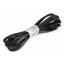 Monoprice 10ft 18AWG Figure 8 Shape AC Power Cord Cable w/o Polarized (C-7/1-15P) - Black