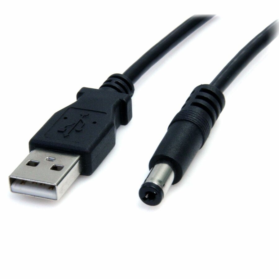 StarTech 2m USB to Type M Barrel Cable - USB to 5.5mm 5V DC Cable