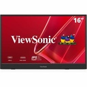 ViewSonic VA1653 16 Inch 1080p Portable Monitor, IPS Display with Eye Care for Easy Second Screen Productivity, Built-in Stand, USB-C, Mini HDMI, and Protective Case