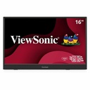 ViewSonic VA1653 16 Inch 1080p Portable Monitor, IPS Display with Eye Care for Easy Second Screen Productivity, Built-in Stand, USB-C, Mini HDMI, and Protective Case