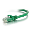 C2G 25ft Cat6a Snagless Unshielded (UTP) Ethernet Cable - Cat6a Network Patch Cable - PoE - Green