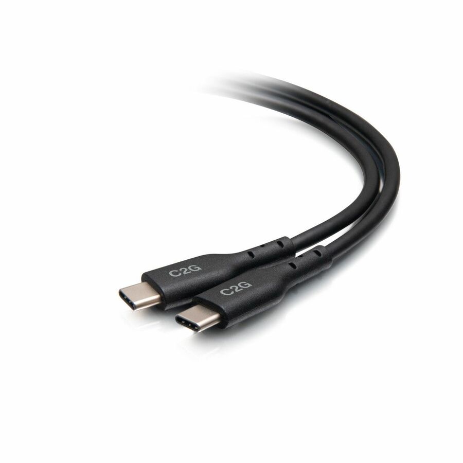 C2G 12ft (3.7m) USB-C Male to USB-C Male Cable (20V 5A) - USB 2.0 (480Mbps)