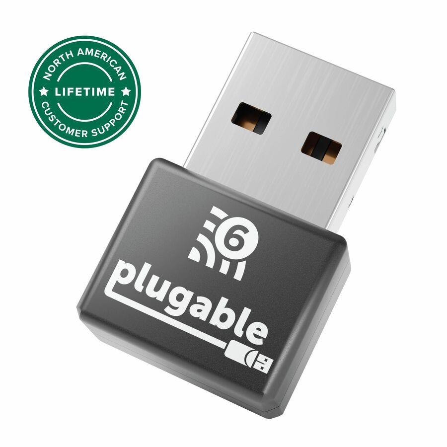 Plugable USB WiFi Adapter AX180 (RTL8832BU) - Dual-Band 2.4/5GHz