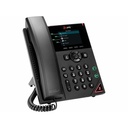 Poly VVX 250 4-Line IP Phone and PoE-enabled GSA/TAA