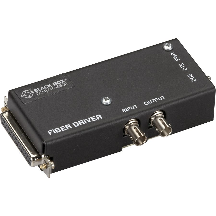 Black Box Async RS232 Extender over Fiber - DB25 Female, ST Multimode