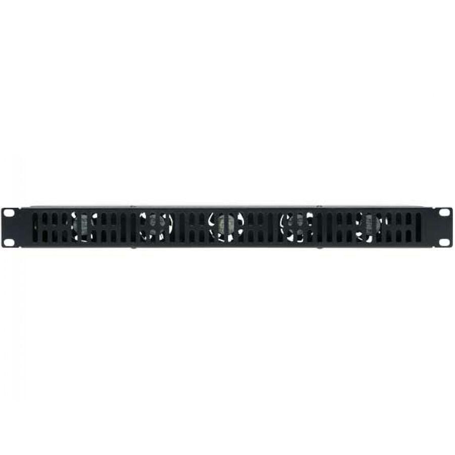 Sanus Component Series 1RU Ultra Quiet AV Rack Fan - Black - 1.50" Maximum Fan Diameter - 5 x Fan(s) - 37.4 gal/min Maximum Airflow - Black - Rack