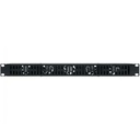 Sanus Component Series 1RU Ultra Quiet AV Rack Fan - Black - 1.50" Maximum Fan Diameter - 5 x Fan(s) - 37.4 gal/min Maximum Airflow - Black - Rack