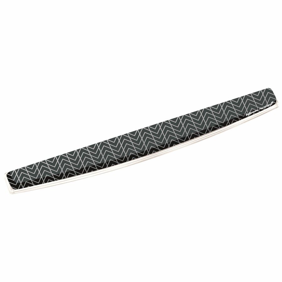 Fellowes® Photo Gel Keyboard Wrist Rest with MICROBAN® - Chevron (955001)