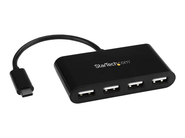 StarTech.com 4-Port USB-C Hub - Mini Hub - USB-C to 4x USB-A - USB 2.0