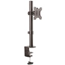 StarTech.com Single Monitor Desk Mount, Adjustable Monitor VESA Mount 34" (17.6lb/8kg) Display, Ergonomic Pole Mount Arm, C-Clamp/Grommet - VESA 75x75/100x100mm compatible heavy-duty single monitor desk mount for a large 32in (16:9) or 34in (21:9/ultrawide) display up to 8kg - Ergonomic monitor arm w/ tilt/swivel/360 rotation - Height Adjustable along 439mm pole - C-clamp/grommet