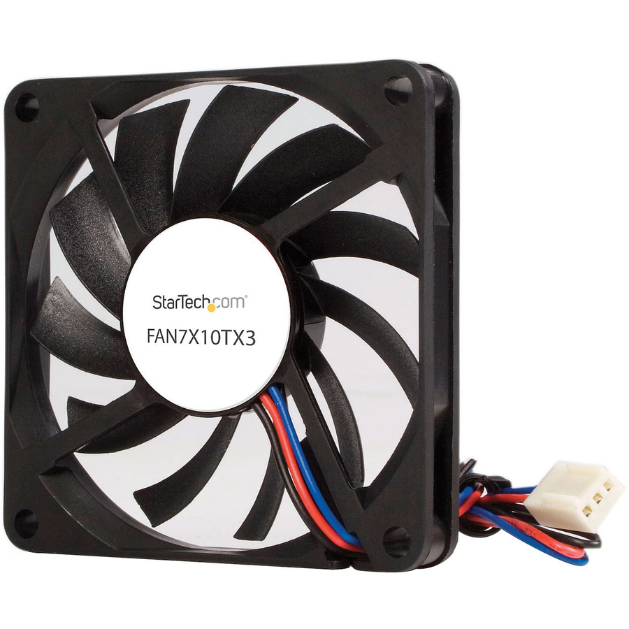 StarTech TX3 Dual Ball Bearing Replacement Fan - CPU Cooler fan - 70 mm - black