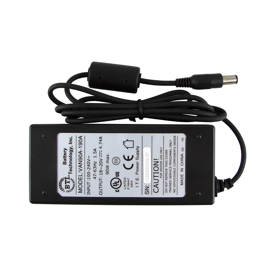 BTI AC Adapter - 90 W - 110 V AC, 220 V AC Input - 19 V DC Output