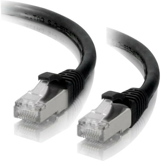 Rocstor CAT6a Ethernet Cable - 10GbE RJ45 - 10 ft Category 6a Network Cable for Network Device - First End: 1 x RJ-45 Network - Male - Second End: 1 x RJ-45 Network - Male - 10 Gbit/s - Shielding - 24 AWG - Black