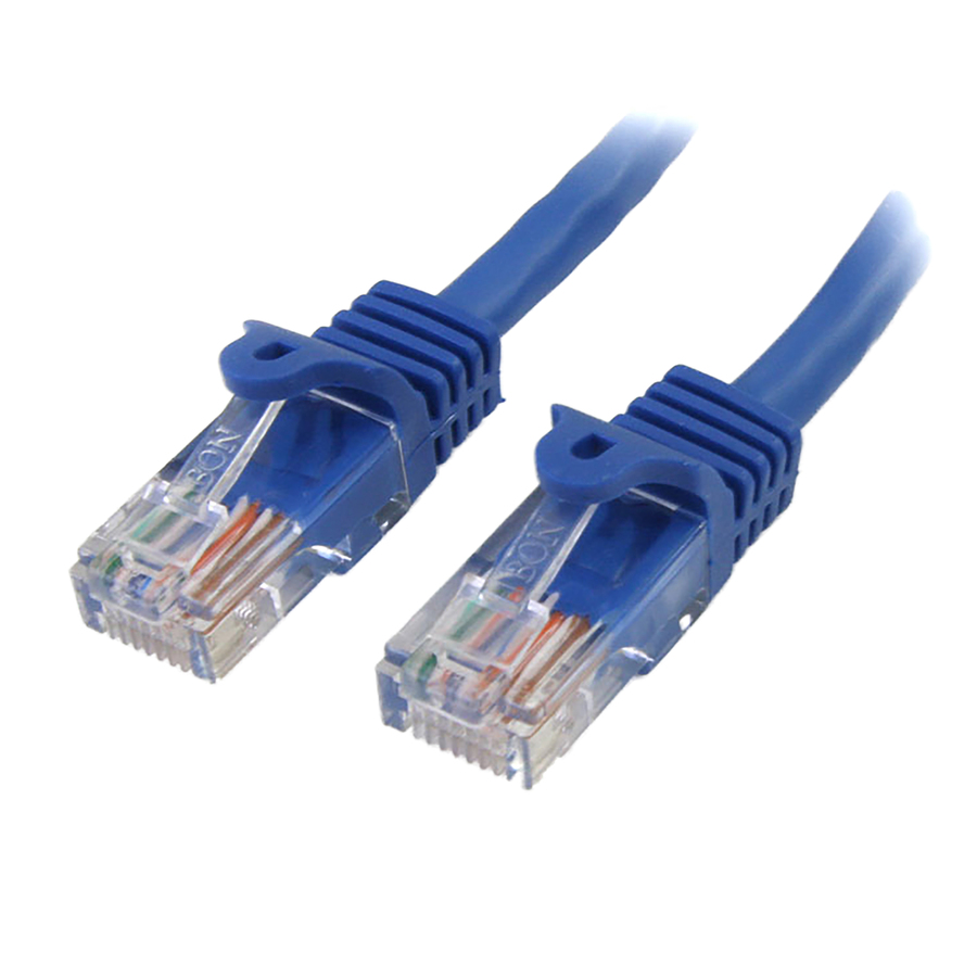 StarTech 7 ft Blue Snagless Cat5e UTP Patch Cable