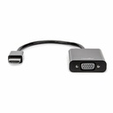 Rocstor HDMI to VGA Adapter Converter M/F - 6"- For Ultrabook, Laptop, Monitor, Projectors, Desktop PC, Laptop - 1920x1080 - 1 Pack - 1 x HDMI Male Digital Audio/Video - 1 x HD-15 Female VGA - 6 Inch - Black - ADAPTER HDMI TO VGA HD15