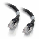 C2G-7ft Cat6a Snagless Shielded (STP) Network Patch Cable - Black
