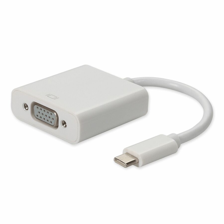 AddOn 5-Pack of USB 3.1 (C) Male to VGA Female White Adapters
