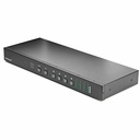 StarTech 4x4 HDMI Matrix Switch with Audio and Ethernet/RS232 Control, 4K 60Hz, HDMI Switcher Box, Rack Mountable, TAA