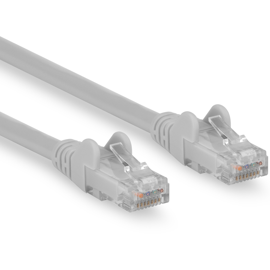 Rocstor Cat.6 Network Cable - Rocstor Premium 25ft (7.6m) CAT6 Ethernet Cable - 100% Copper UL Rated - Gray - Snagless - 100W PoE UTP Category 6 Patch Cord UL Certified Wiring/TIA - 25ft Gray CAT6 Ethernet cable provides Multi Gigabit 1/2.5/5Gbps & 10Gbps up to 160ft - ANSI/TIA-568-2.D Category 6 - 24 AWG stranded 100% copper UL Rated wire (E348508) 100W PoE - RJ45 Snagless UTP Patch Cord - Grey