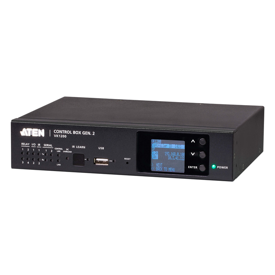 ATEN VK1200 Environment Control System Compact unit (2nd Generation) with Dual LAN