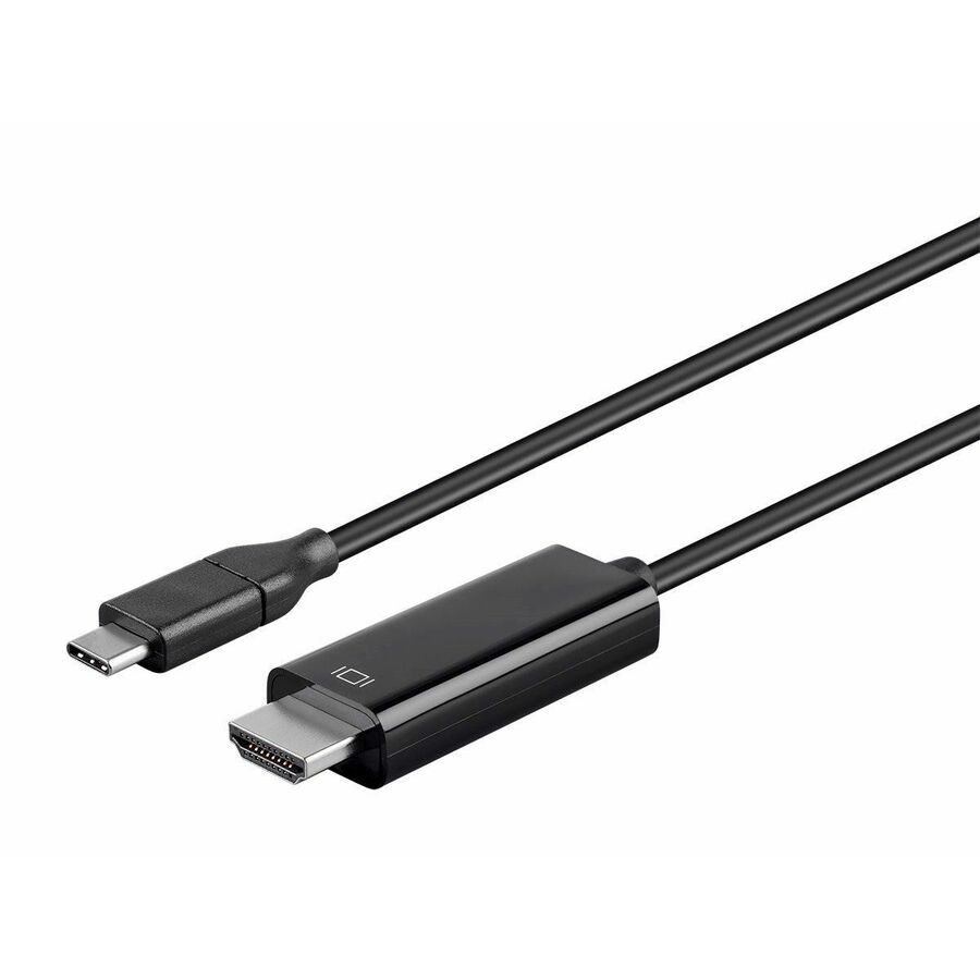 [04USBctoHDMI-06] Monoprice USB-C to HDMI Cable - 10.8Gbps, 4K@30Hz, Thunderbolt 4/3 Compatible, Black, 6ft