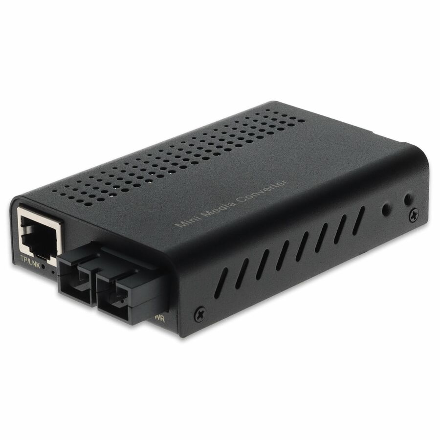 AddOn 10/100/1000Base-TX(RJ-45) to 1000Base-SX(SC) MMF 850nm 550m Mini Media Converter